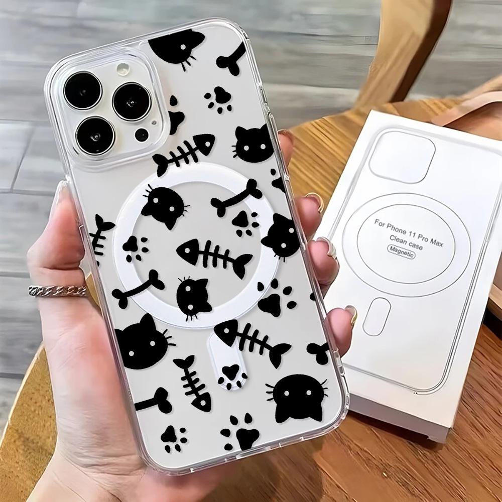 Magnetyczne etui na telefon dla iPhone 11 12 13 iPhone 13 14 15 Pro 15 16 Pro Max Samsung A15 A16 A25 A26 A55 A56 S25 S24 S22 S23 Ultra S25 Edge