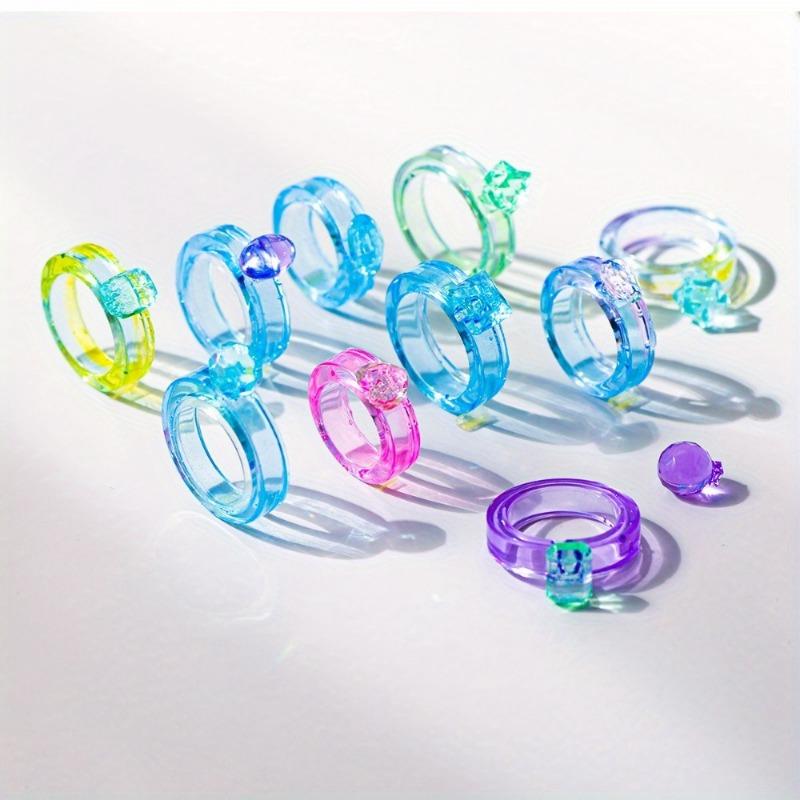 Silicone Ring Pendant Mold Necklace Epoxy Molds Rings Jewelry Resin Casting Mold Jewelry Craft Handmade DIY Tool Gift