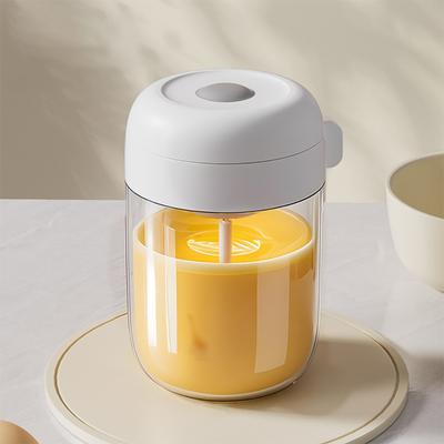 Electric Egg Stirring Cup Large Capacity Portable Cordless Automatic Mixing Cup Multi-purpose High Speed Coffee Milk Protein Powder Stirring Cup