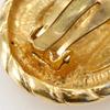 CHANEL COCO Mark Earring vintage Plated Gold 22.8g Women Used