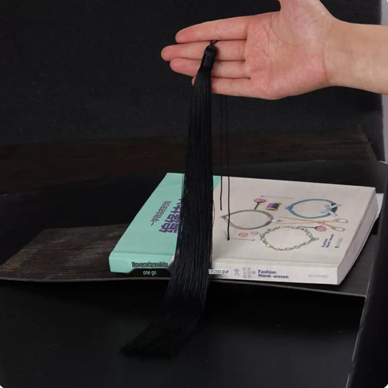 30cm Long Chinese Knot Tassel for Clothing, Hats, and Ancient-Style Hair Accessories
