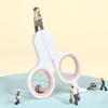 Simple Cat Nail Knife with LED Light Blood Thread Nail Clipper Double Light Pet Nail Clipper Cleaning Tool