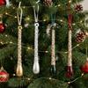 Crystal Clear Acrylic Xmas Hanging Ornament Holiday Hanging Pendant  Holiday Ornament