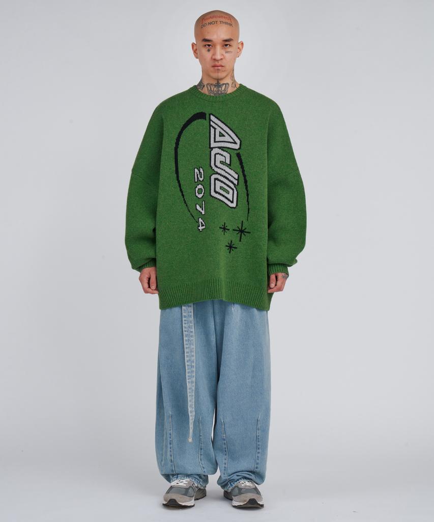 AJOBYAJO [Pba] Ajo 2074 Sweater [Green]