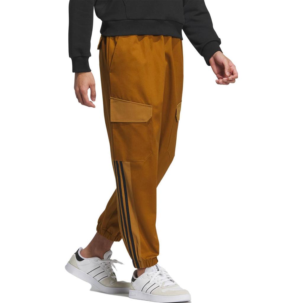 adidas Neo High-Waist Straight-Fit Casual Jogginghose Herren Hosen Braun IK6016