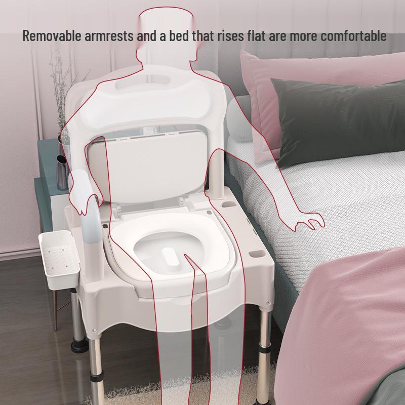 Portable Indoor Commode Chair for Elderly and Pregnant Women