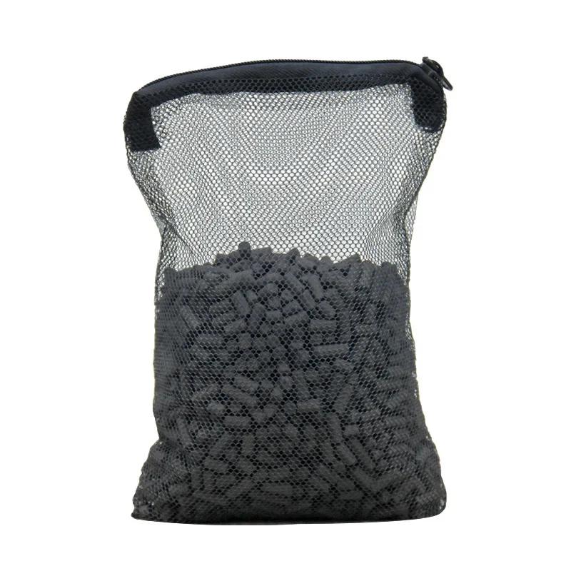 Aquarium Activated Carbon Particle Water Filter, Cylindrical Particle, Tank Water Filter, 450g