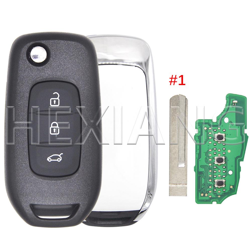 DR 4A Chip 433MHz Car Remote Flip Key CWTWB1G767 For Renault Kadjar Captur Megane3 Symbol Logan 2 Sandero 2 Dacia Duster