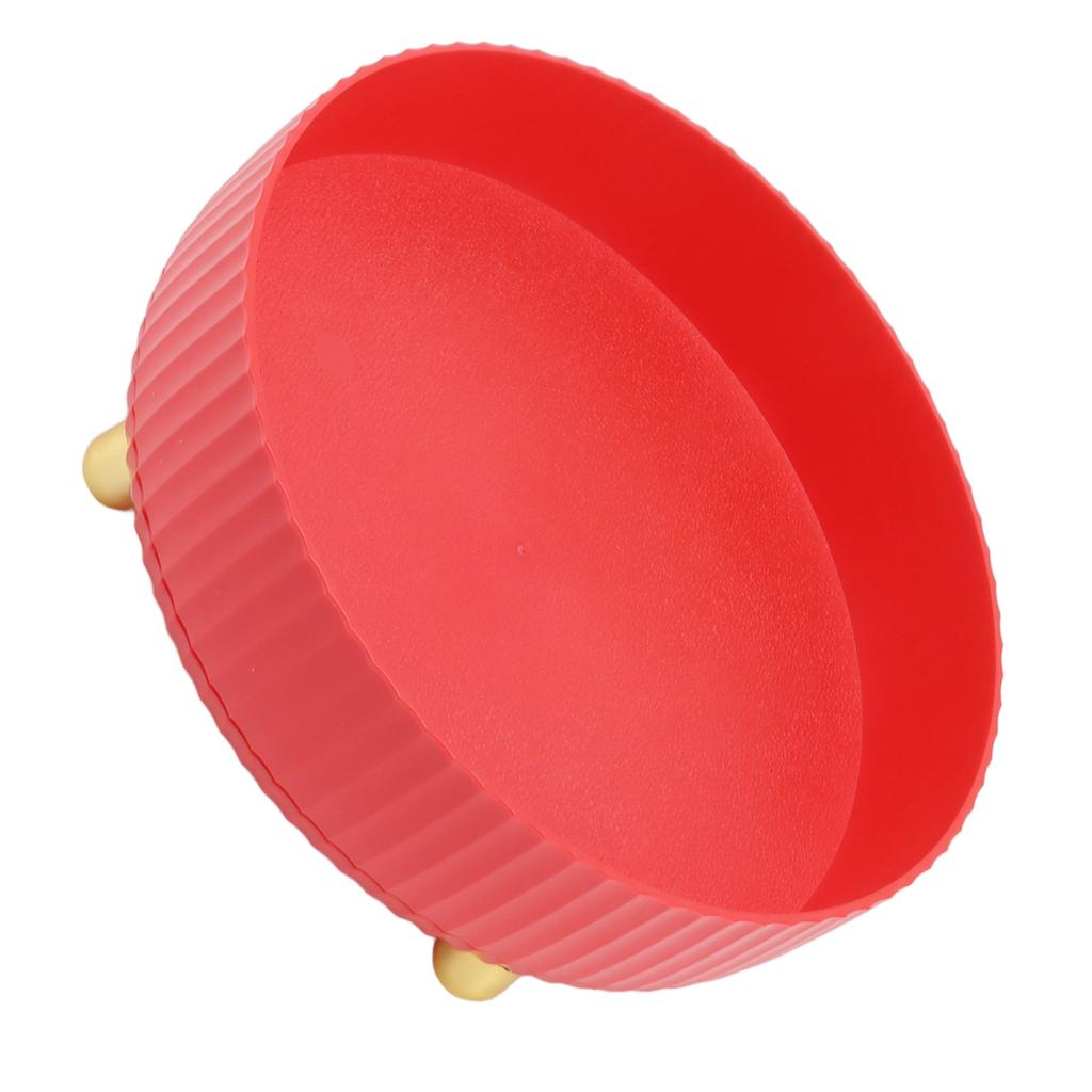 360 Degree Rotating Storage Rack Organizer Round Cosmetic Spice Rack Turntable for Kitchen Cabinet Pantry Small