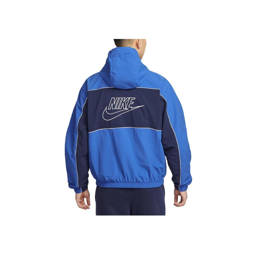 Nike Club Comfortable Stylish Fitting Versatile Jacket Men Jacket Royal-Blue HJ2013-480