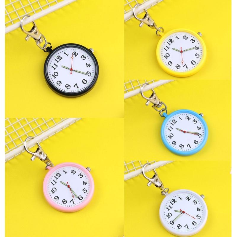 Portable Anti Shock Digital Keychain Timepiece For Outdoor Enthusiasts Seniors Traveler Lightweight Wearable Accessory