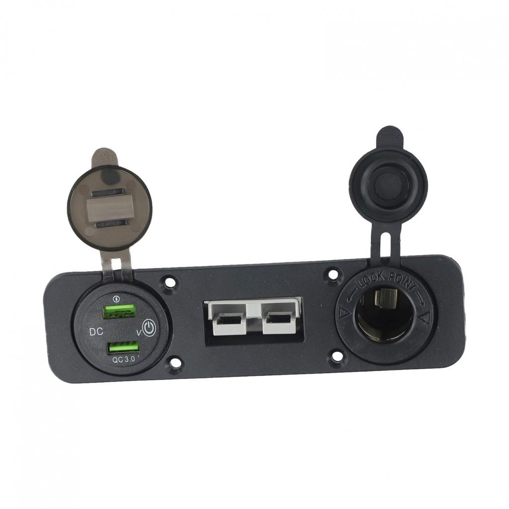 50A FOR Anderson-Plug USB 3.0 Receptacle Flush Mount Recessed Plate Accessories