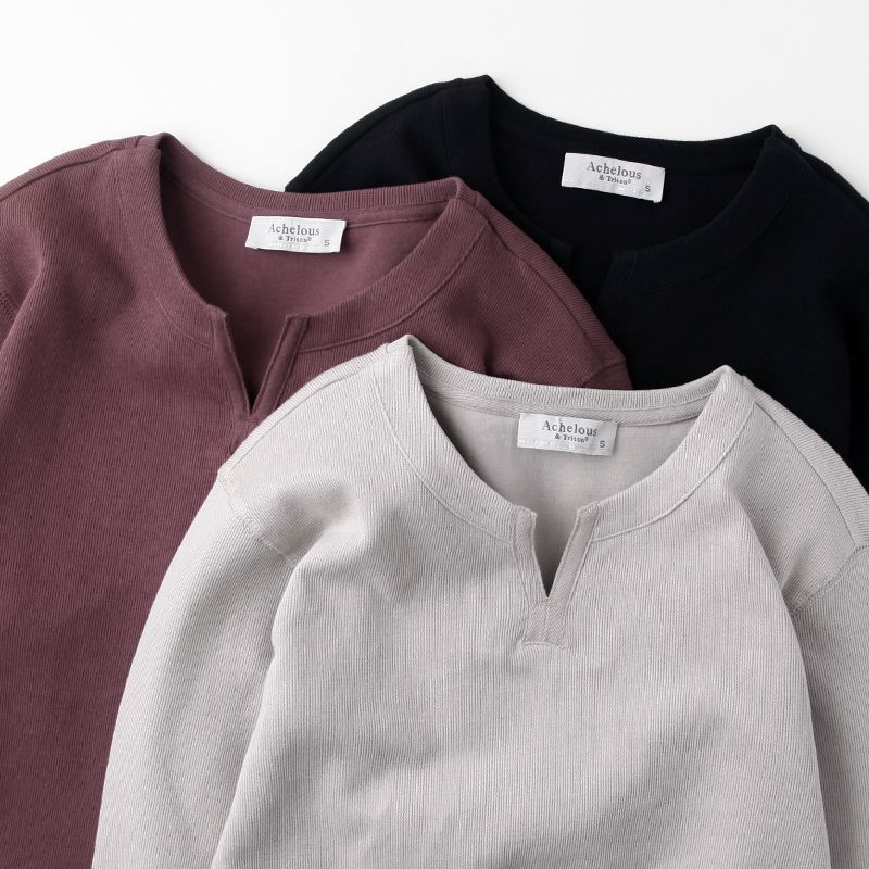 American Vintage Trend Autumn Winter New Men Solid V-Neck Fashion Casual All-match Long Sleeve Loose Pullovers Sweatshirts Tops