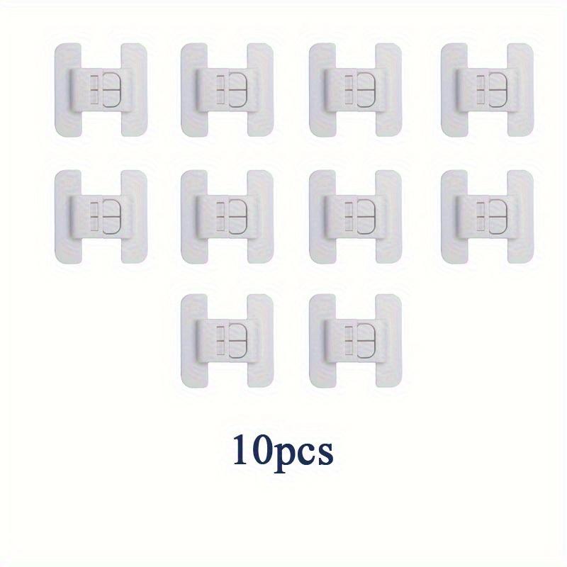 

10pcs Refrigerator Door Closer Safety Buckle Automatic Lock Punch-free Universal Refrigerator Door Not Closed Tightly Preventer