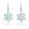 2018 European & American Fashion Snowflake Christmas Earrings - Stylish Holiday Accessories