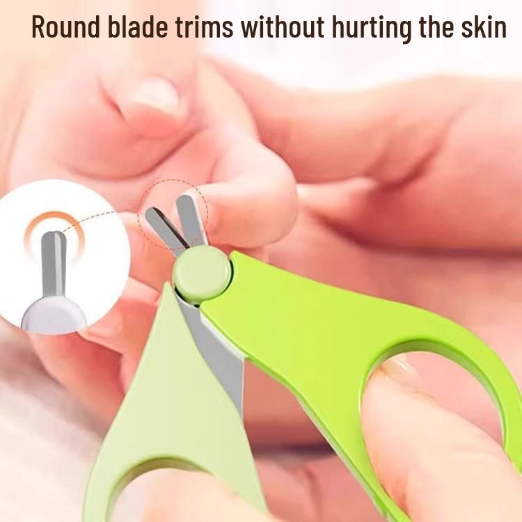 Safe Anti-Pinch Newborn Baby Nail Clippers Set