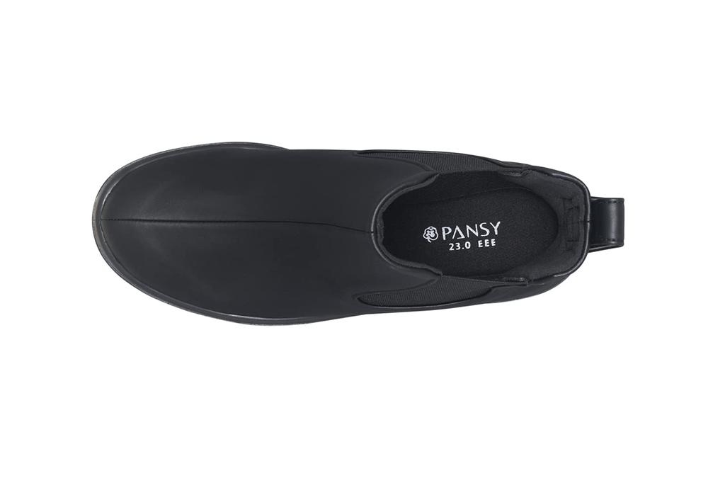 Pansy 4810 Wasserdichte Stiefeletten mit seitlichem Gummizug, Größe Schwarz Damenstiefel, 3E, 23.5cm,