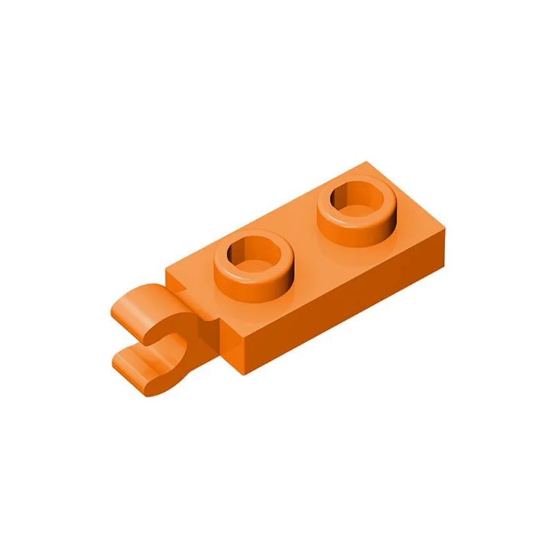 100pcs 63868 42923 Modified 1 x 2 Clip on End Bricks Collections Bulk Modular GBC Toys For Technical MOC DIY Building Blocks