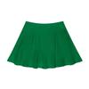 MARTINE GOLF Semi High Waist Pleats Culottes_Green
