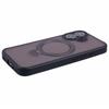 For iPhone 16 Case Compatible with MagSafe Matte TPU+PC Rotary Kickstand Phone Cover