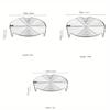 Stainless Steel Multi-Use Steaming Rack with Stand and Tray Ideal for Steaming Dumplings  In Various Pots Cooking Accessory