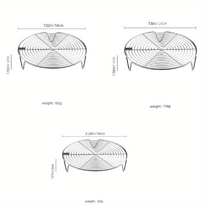 Stainless Steel Multi-Use Steaming Rack with Stand and Tray Ideal for Steaming Dumplings  In Various Pots Cooking Accessory