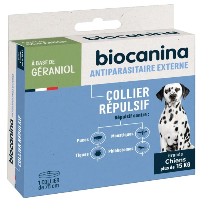Biocanina Collier Répulsif Chiens Plus De 15 KG