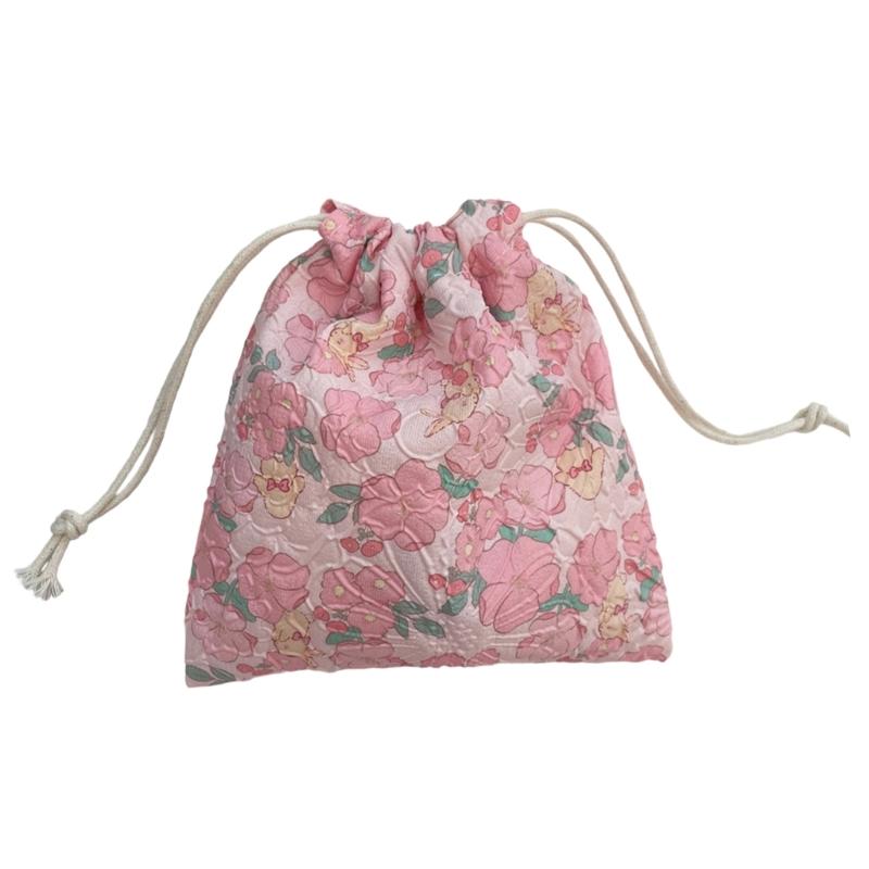 Reusable Polyester Drawstring Bag Storage Organized For Beauty Tools Jewelry Practical Travel Accessories Pouch