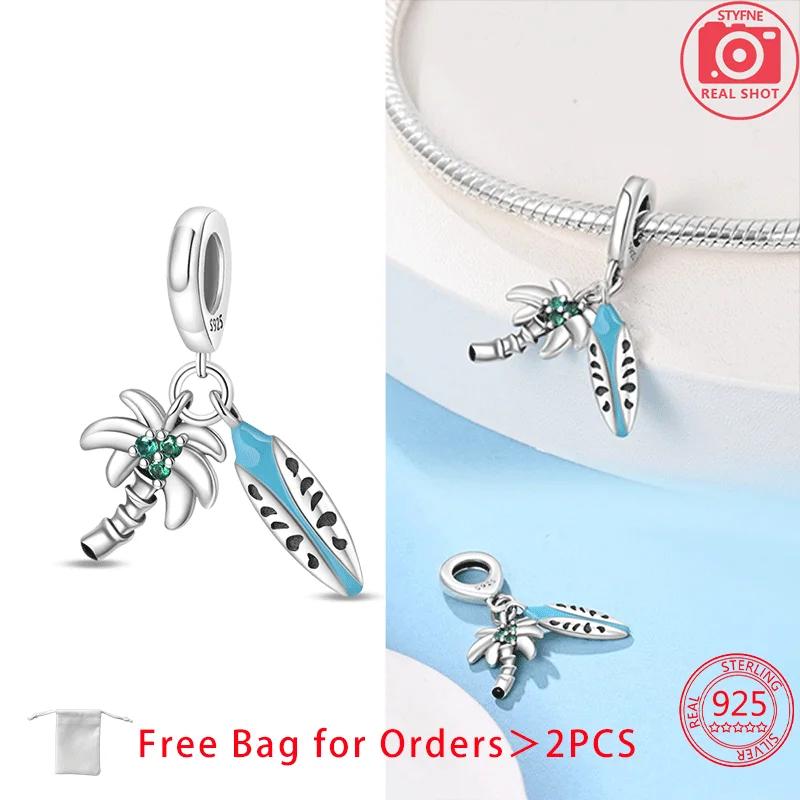 Authentic Copper Summer Coconut Cocktail Wine Coffee Charm Bead Charms Bead Charms Pendant Compatible With Women Bracelets Do It Yourself Jewellery De