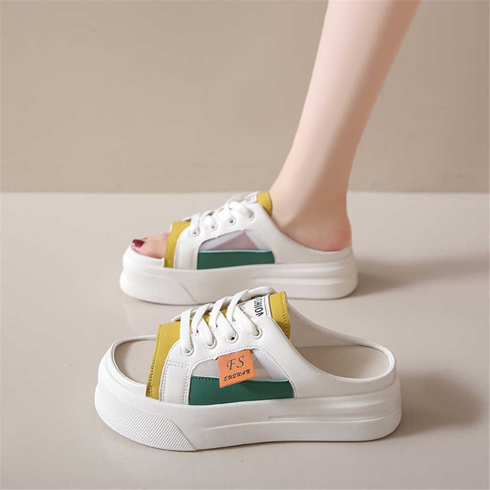Fashion Flat Sole Multi Color Anti-slip Flip Flops Slippers Ladies Shoes Size 34 Women's Brand Sandals Sneakers Sports Interesting