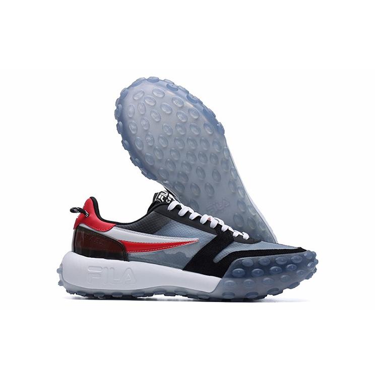 Fila Gara Cushioning Abrasion Resistant Breathable Low Top Chunky Sneakers Men's Daybreak Gray F12M124140FGB