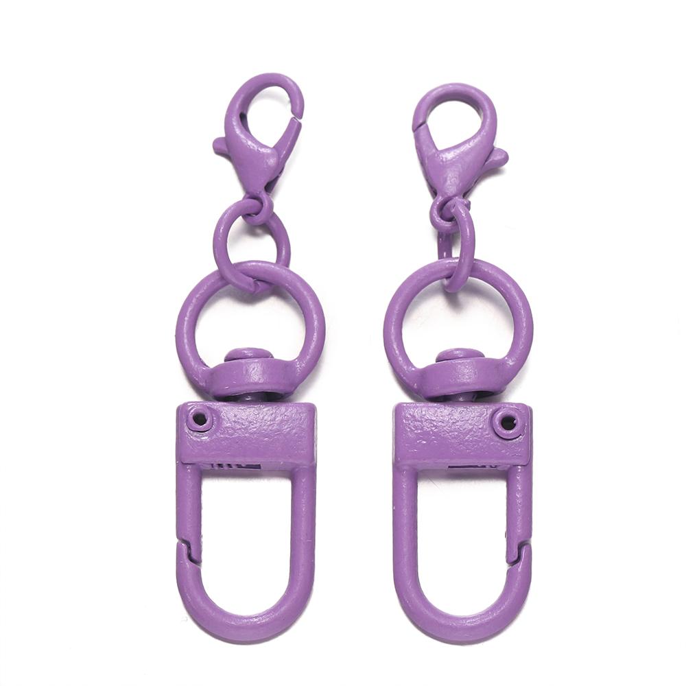 5/10Pcs Colorful Alloy Snap Lobster Clasp Hooks with 14mm Lobster Clasp for DIY Key Chain Bags Pendants Accessories Wholesale