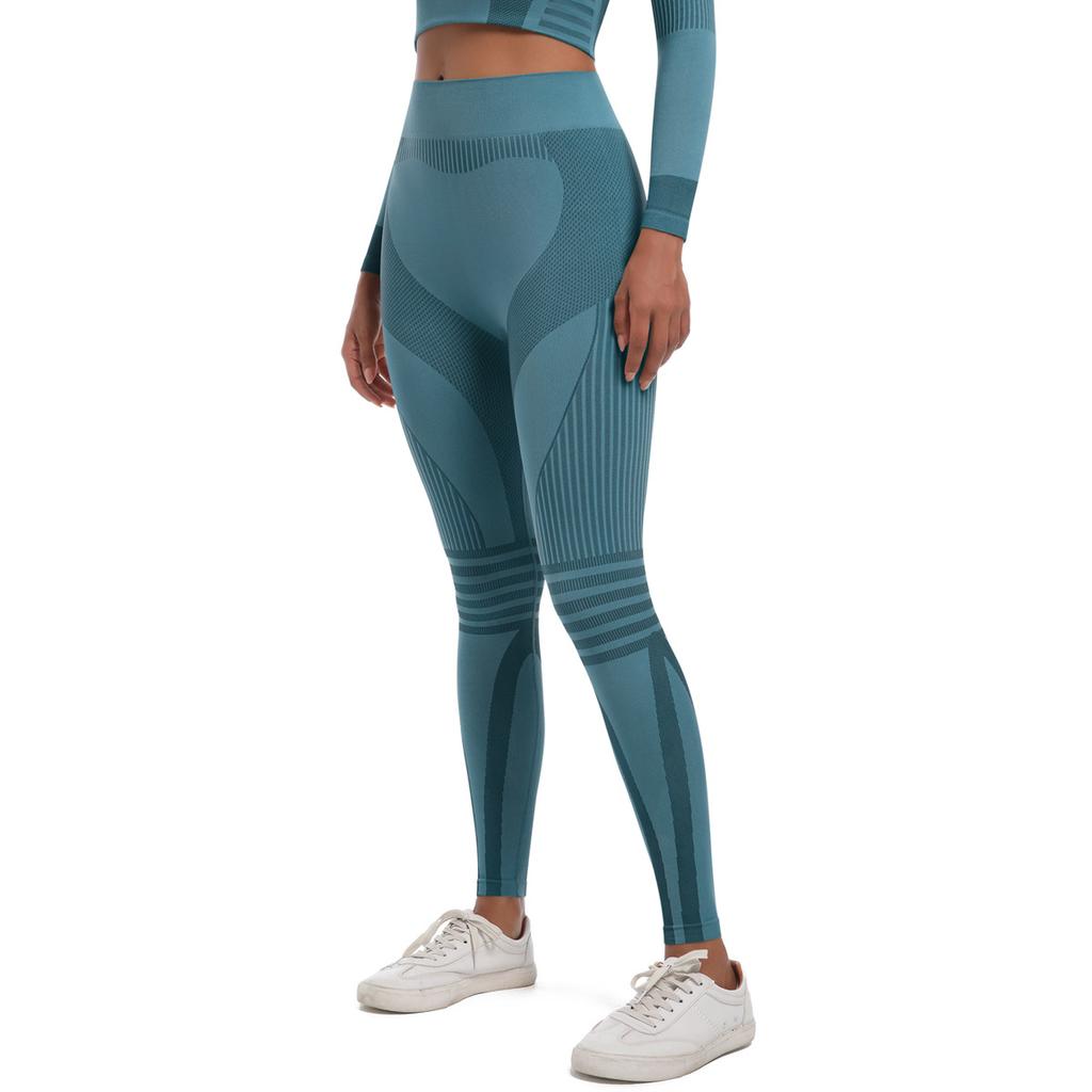 High Waisted Seamless Yoga Pants With Peach Hips, Lifted Buttocks, And Leggings As A Base. Outdoor Casual Running And Fitness Pants For Women
