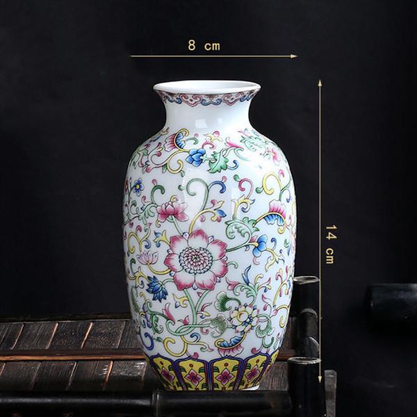 Antique Blue and White Chinese Porcelain Vase - European & American Handicraft for Flower Arrangements
