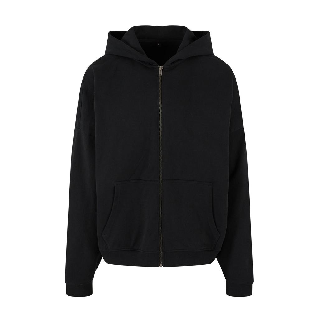 Build Your Brand Unisex Adult 90s Zipped Hoodie