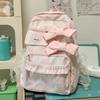 Schoolbag Japanese and Korean niche bow design student schoolbag ins small wind fresh high value backpack women commuter backpack