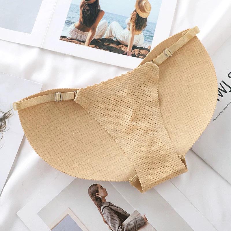 

Сексуальна жіноча безшовна трикутна білизна з регульованими накладками для сідниць для підйому та збільшення стегон XL абрикосовий