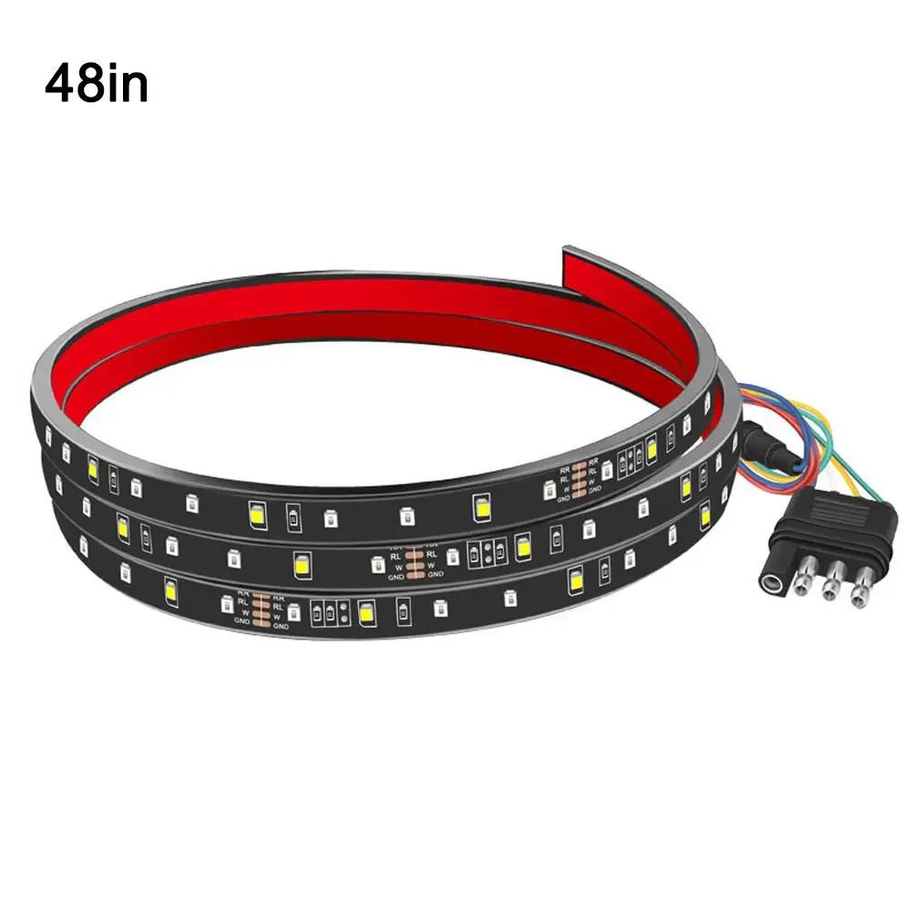 48/60 Inch Truck LED Tailgate Light Strip Running Brake Turn Signal Lamp Warning Brake Reverse Tail Light Bar for Car Picku N5U9