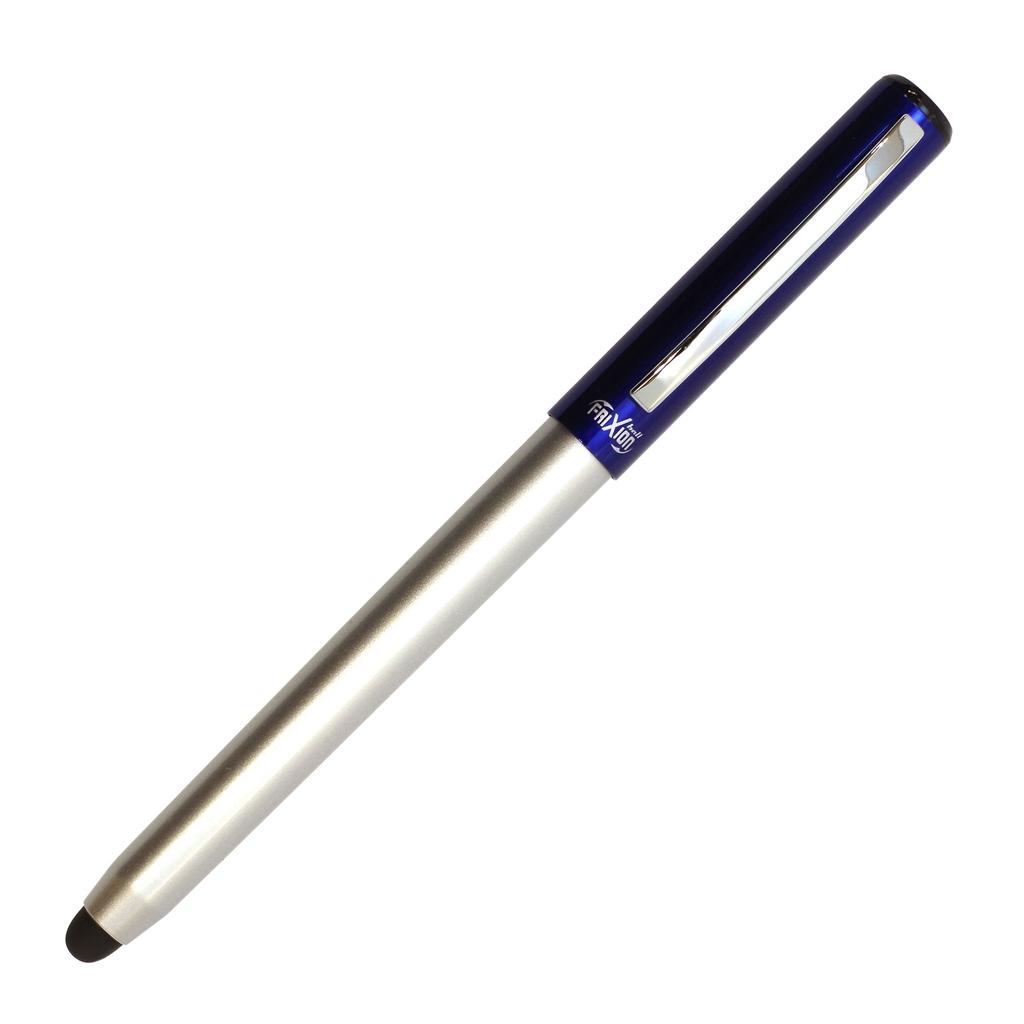FriXion Ballpoint Aluminum Black Ink Pen, Cap, 0.5mm, (Blue), LFBN-150EF-L