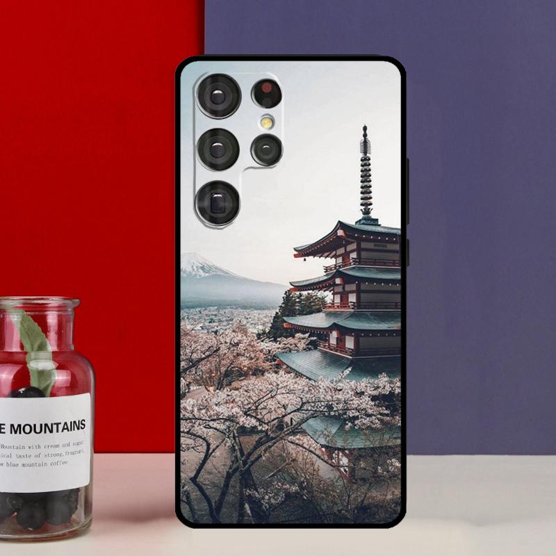 Japanese Temple Kyoto Funda Case For Samsung Galaxy S25 Ultra S9 S10 S20 S21 S22 Plus S23 FE S24 Ultra Phone Cover