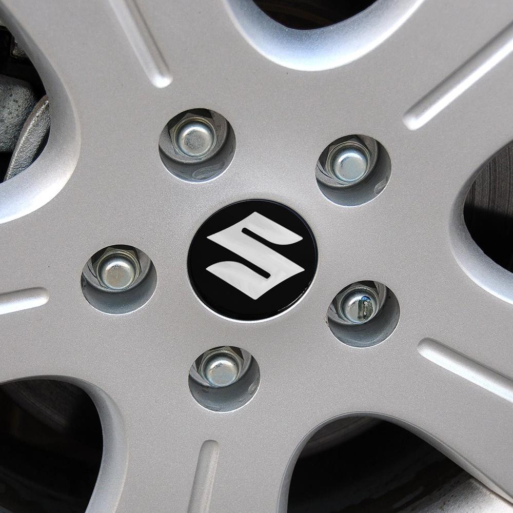 4Pcs 54mm 58mm Car Wheel Center Hub Cap For Suzuki Grand Vitara Baleno SX4 Swift Jimny IGNIS Samurai Rim Cover Sticker Accessory