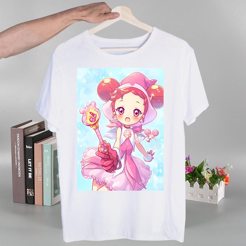 Ojamajo Doremi Magical  Harajuku T-shirts Summer  Unisex/Wo Unisex Hip Hop Funny Print Tshirt Streetwear T Shirt Short Sleeve Tee Top Shirt