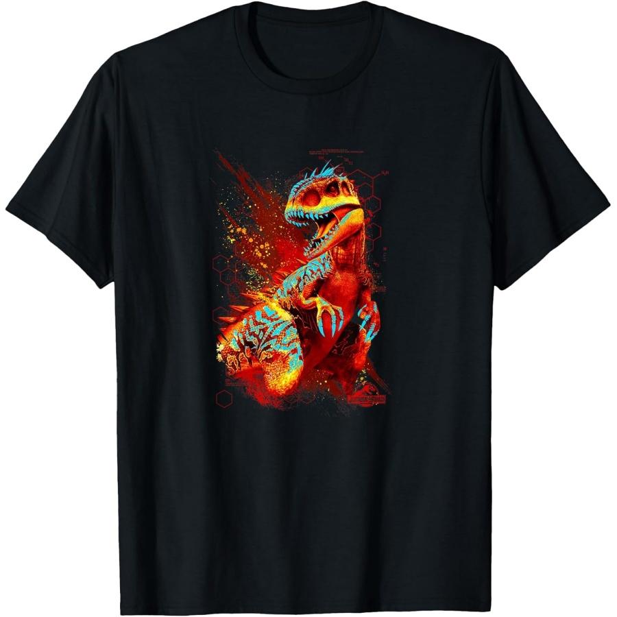 Jurassic World Velociraptor Red & Ready To Fight T-Shirt S