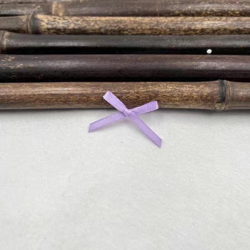 Small Bow Polyester Ribbon Knot for Underwear, Socks, Clothing, Jewelry, and Floral Accessories