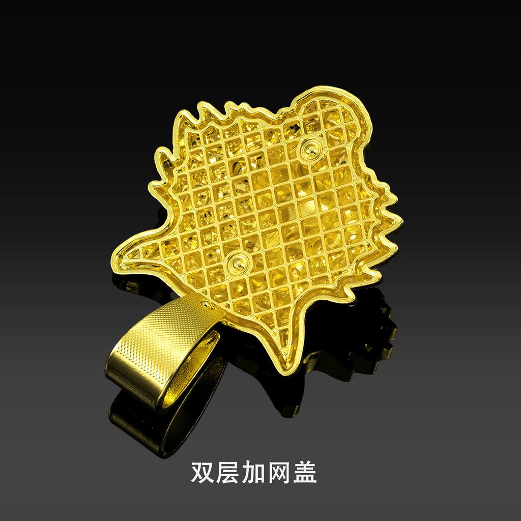 Cuban Alloy Full Diamond Tiger Head Pendant Hip Hop Street Style Jewelry