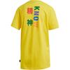 Adidas Originals Casual Comfortable Round Neck Short Sleeve T-Shirt Women Tops Yellow FR9075