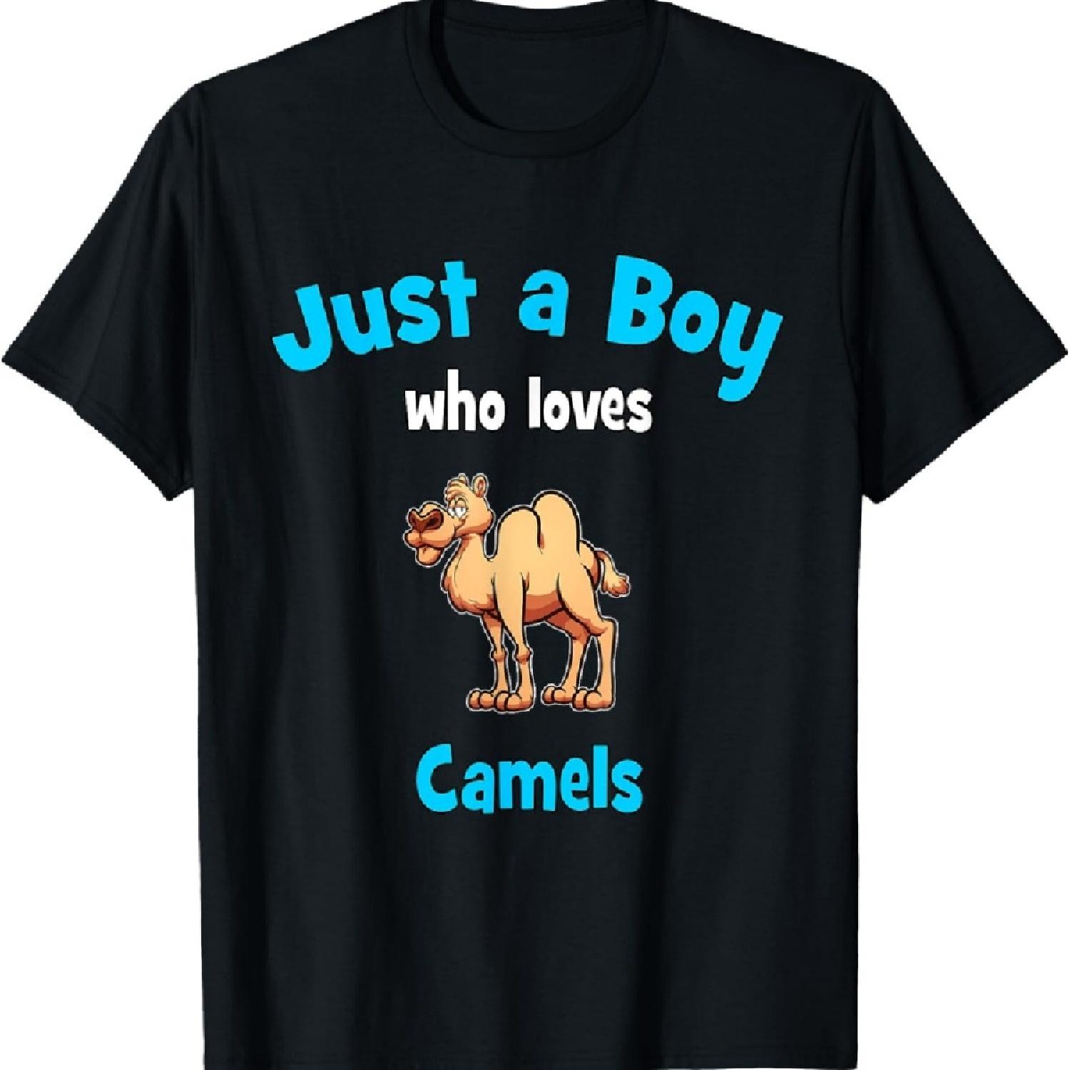 

Camel Shirt for Boys Kids Camel T-Shirt S