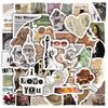 50Pcs Vintage Stickers Retro Vsco Graffiti Aesthetic Ins Vinyl Decals Stationary Notebook Guitar Sticker Toy Kids Gift