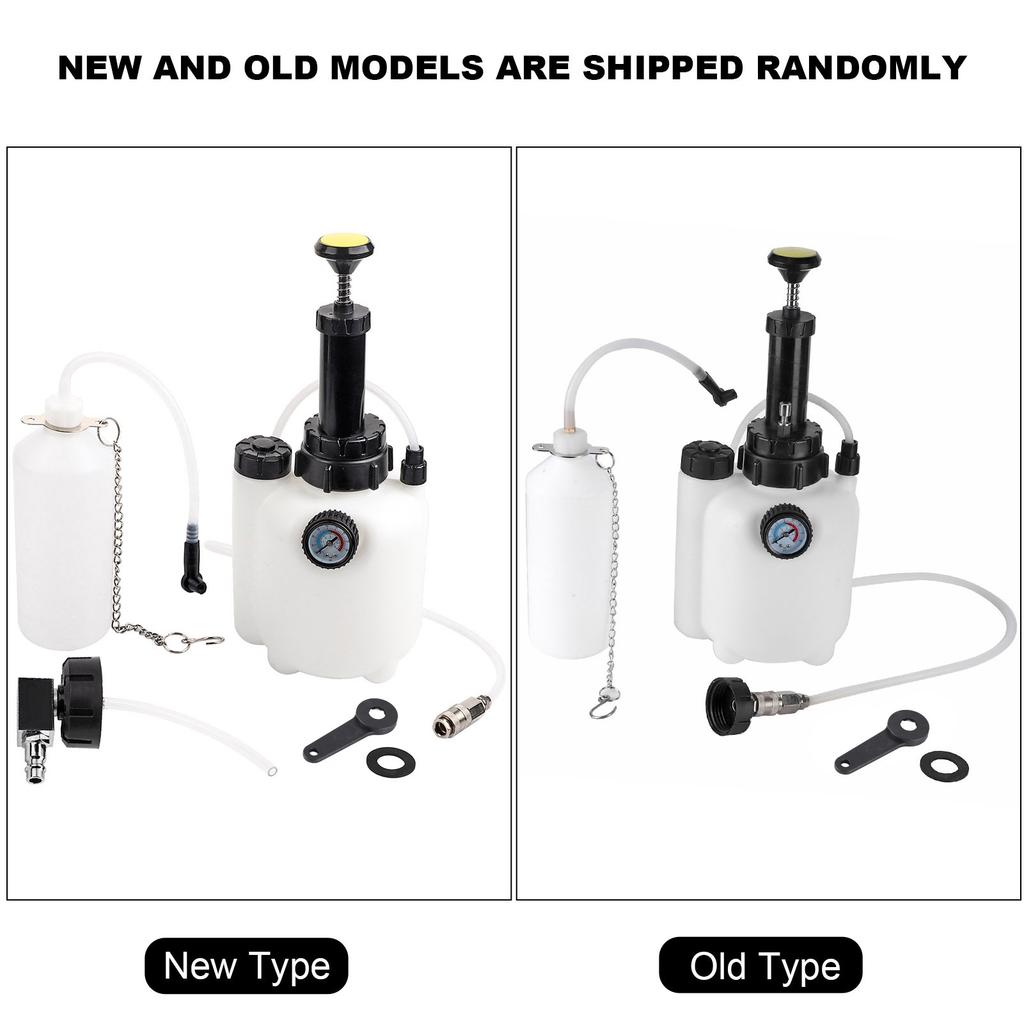 3L Manual Brake Oil Bleeder Voltage Display Car Manual Brake Bleeder Fluid Oil Changer Clutch Bleeding System for European model