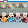 Creative Four Little Monk Buddha Car Ornaments - Cute Interior Decoration